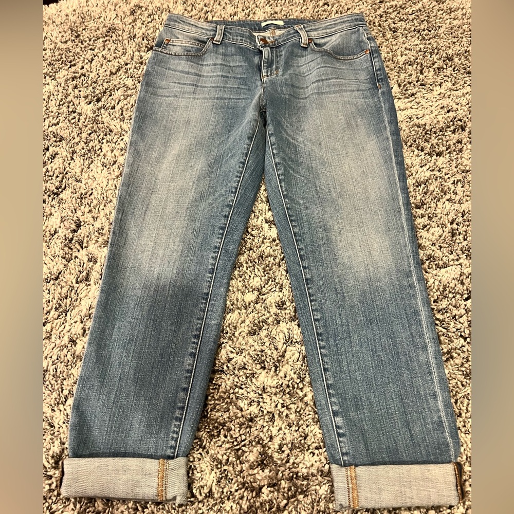 Eileen Fisher Cuffed Boyfriend Jean